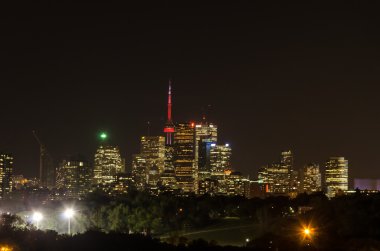 Bahar gece Downtown Toronto 