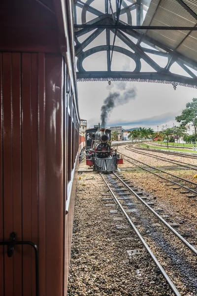 Old train (Maria Fumaca) in Saint John Del Rei city — Stock Photo, Image