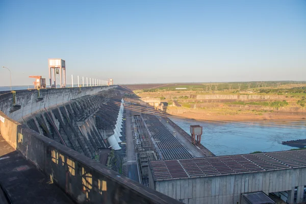 Foz Yapmak Iguaçu Brezilya Temmuz 2016 Itaipu Barajı Bakış Açısı — Stok fotoğraf