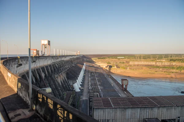 Foz Iguaçu Brasil Julho 2016 Vista Topo Parque Barragem Itaipu — Fotografia de Stock