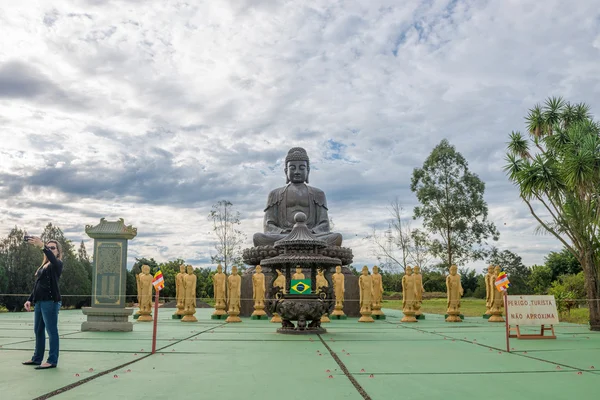 Estatua de Buda un amuleto de la religión budista — Foto de Stock