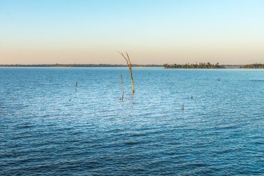 Parana Nehri Itaipu baraj üzerinde batık şube
