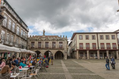 Oliveira Guimaraes tarihi merkezi kare,. 