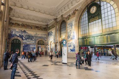 Sao Bento tren istasyonu, Porto şehir 