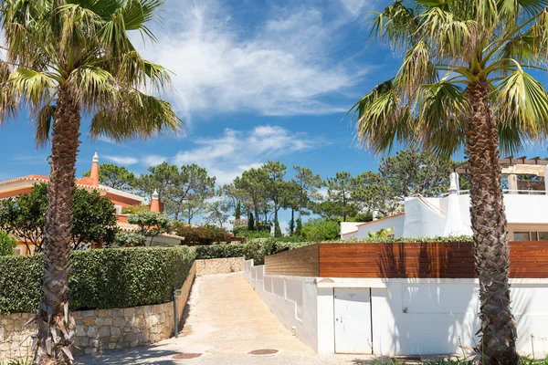 Casas y edificios en Valle del Lobo (Vale do Lobo), Algarve — Foto de Stock