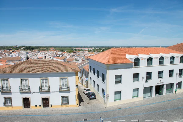 Oude straat van de stad van de Evora in Portugal — Stockfoto