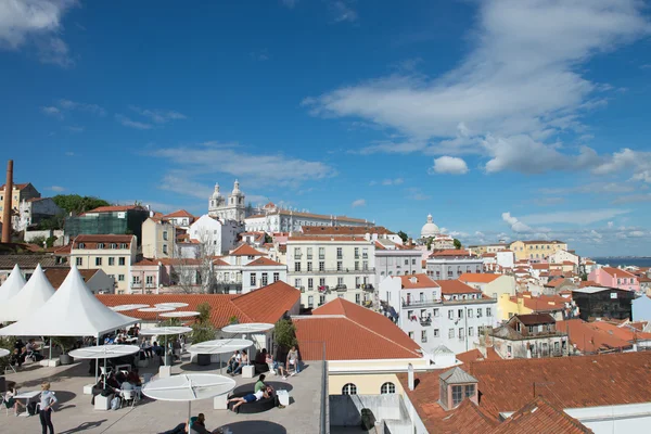 Panorama do Mosteiro de São Vicente de Fora em Lisboa — Fotografia de Stock