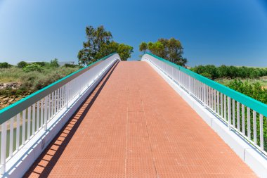 Wolf Valley (Vale do Lobo), Algarve, Portug yaya köprüsü