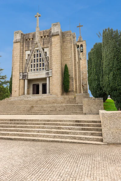 Monte de Santa Catarina nebo Penha horský kostel, Guimaraes, Por — Stock fotografie