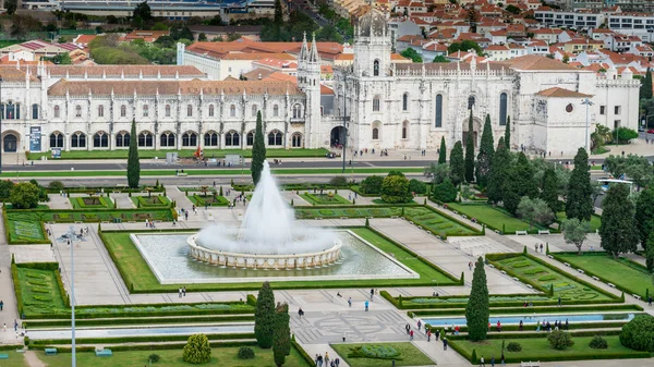 Monasterio de Jerónimos en Belem, Lisboa, Portugal . — Foto de Stock