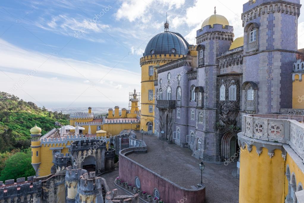 Pena Palace in Sintra, Portugal. UNESCO World Heritage Site.