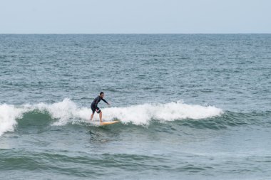Florianopolis Brava plajda eylem Surfers,