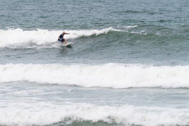 Florianopolis Brava plajda eylem Surfers,