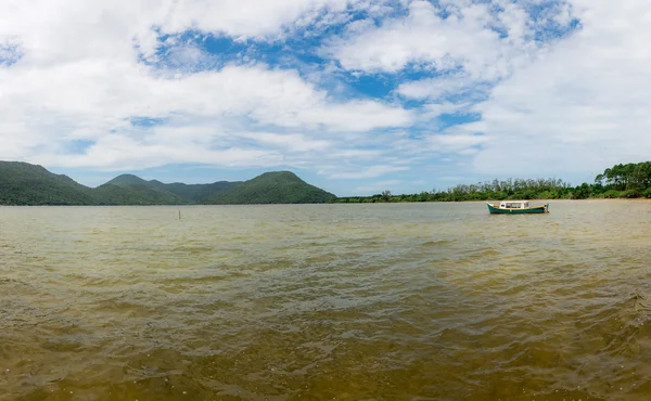 Conceição lagoon w Florianopolis, Brazylia — Zdjęcie stockowe