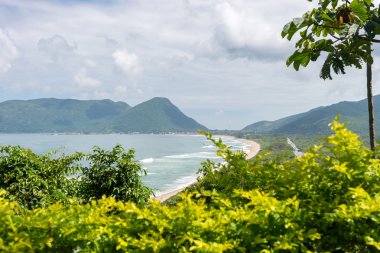 Florianopolis, Santa Catarina, Brezilya Armacao beach. 