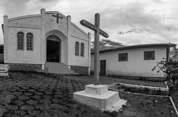 Iglesia en la costa de la laguna de Conceicao en Florianopolis, Brasil . —  Fotos de Stock