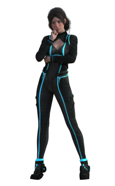 Geleceğin uzay giysisi öğrencisi.