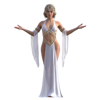 Büyülü fantezi elbisesi Elf kraliçesi