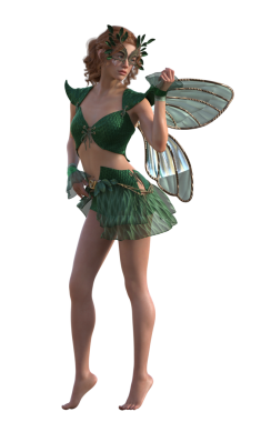 Yeşil peri fantezi karakteri