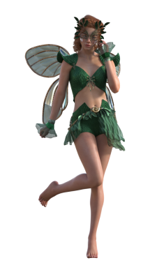 Yeşil peri fantezi karakteri