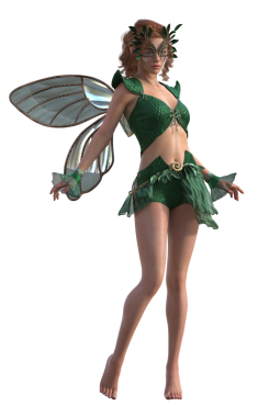 Yeşil peri fantezi karakteri