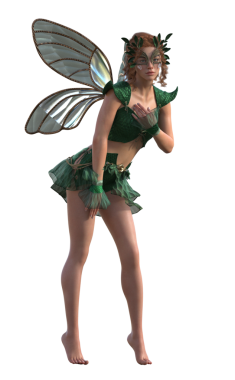 Yeşil peri fantezi karakteri