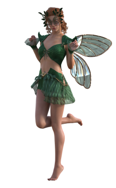 Yeşil peri fantezi karakteri