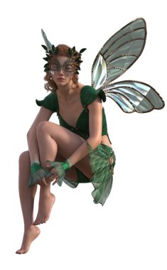 Yeşil peri fantezi karakteri