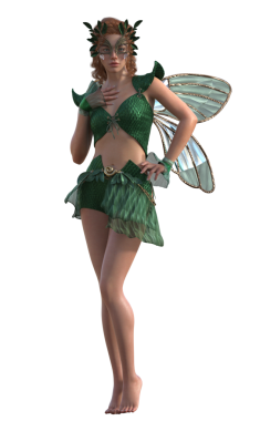 Yeşil peri fantezi karakteri