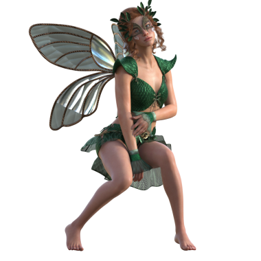 Yeşil peri fantezi karakteri