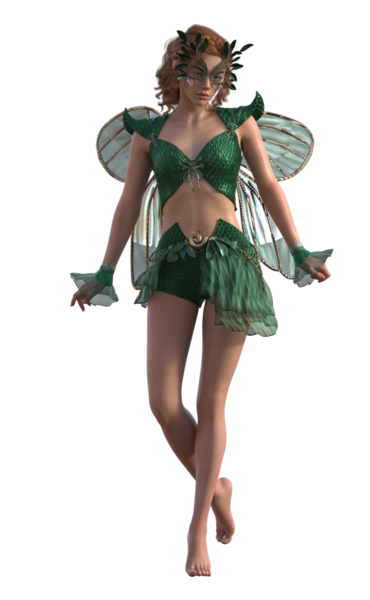 Yeşil peri fantezi karakteri