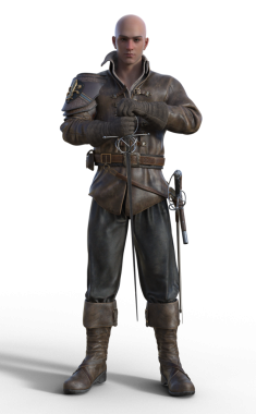 Kılıçlı ortaçağ şövalyesi