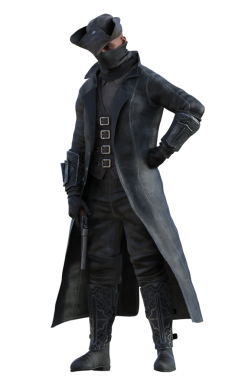 Silahlı bir korsan.