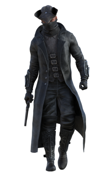 Silahlı bir korsan.