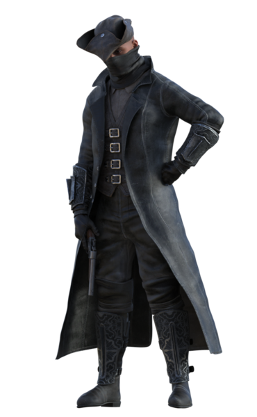 Silahlı bir korsan.