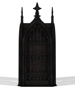 Gotik metal yapı binası