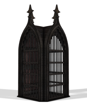 Gotik metal yapı binası