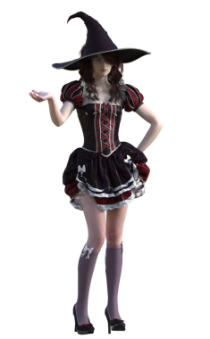 Hikaye kitabı sevimli cadı.