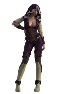 Kapüşonlu fantezi kadın