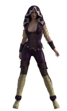 Kapüşonlu fantezi kadın