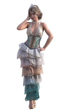 Claudia Ruffle elbise karakteri