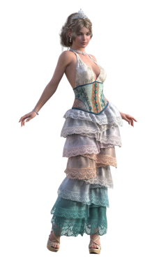 Claudia Ruffle elbise karakteri