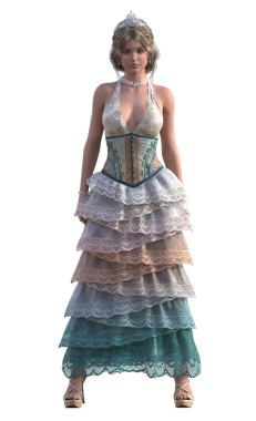 Claudia Ruffle elbise karakteri