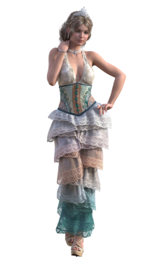 Claudia Ruffle elbise karakteri