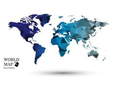poligonal Dünya Haritası