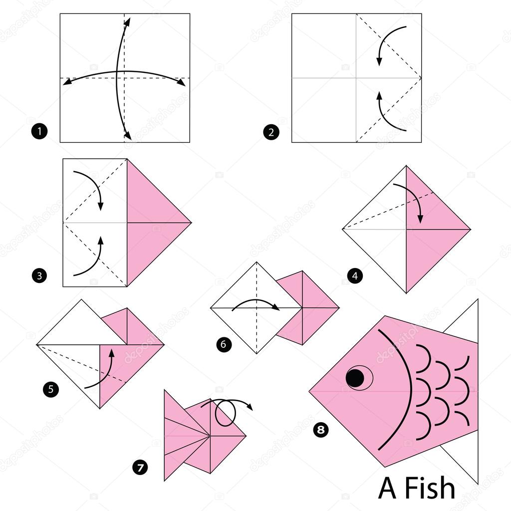 Pez De Origami Instrucciones Paso A Paso Las Instrucciones