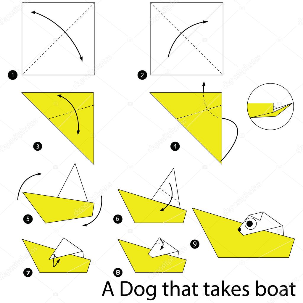 Instructions étape par étape comment faire origami un Instructions étape par étape comment faire origami un