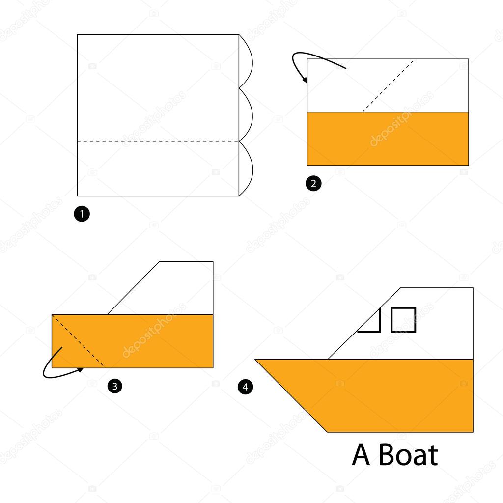 Step By Step Instructions How To Make Origami A Boat