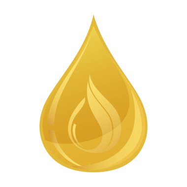 Pürüzsüz yüzeyi olan parlak sarı damlacık minimalist bir ortamda ışığı yansıtıyor.