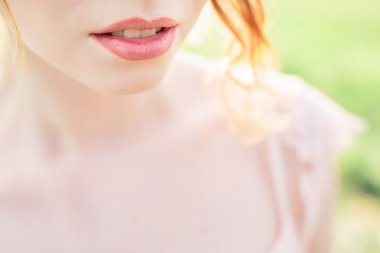 Close-Up plumpy dudaklar